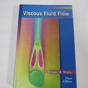 McGraw-Hill Viscous Fluid Flow Textbook Frank M. White 3rd Edition Blue Good